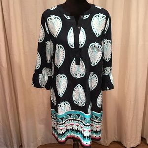 Crown & Ivy 3/4 sleeve Flowy dress. NWT
